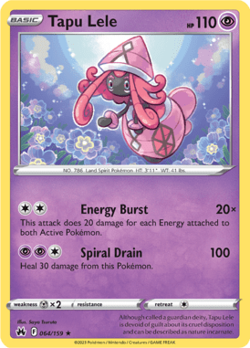 Crown Zenith - 064/159 - Tapu Lele - Pokemon kaarten Kopen - LuiopZondag TCG Store Assen