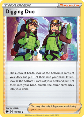 Crown Zenith - 126/159 - Digging Duo - Pokemon kaarten Kopen - LuiopZondag TCG Store Assen