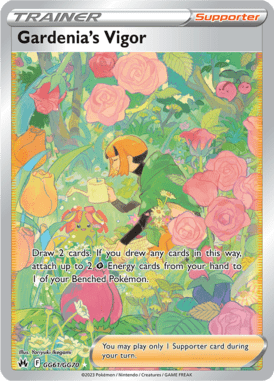 Crown Zenith - GG61 - Gardenia's Vigor - Pokemon kaarten Kopen - LuiopZondag TCG Store Assen