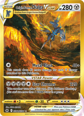 Crown Zenith - GG68 - Origin Forme Dialga VSTAR - Pokemon kaarten Kopen - LuiopZondag TCG Store Assen