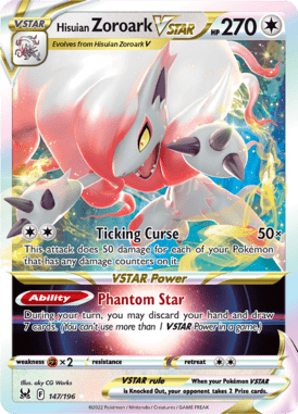 Lost Origin - 147/196 - Hisuian Zoroark VSTAR - LuiopZondag.nl