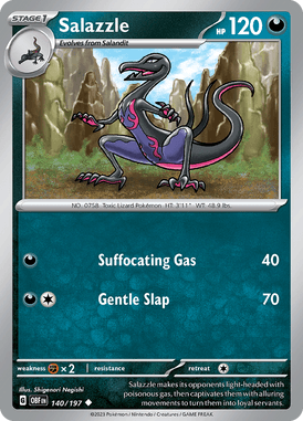 Obsidian Flames - 140/197 - - Pokemon kaarten Kopen - LuiopZondag TCG Store AssenSalazzle