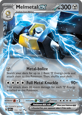 Obsidian Flames - 153/197 - Melmetal ex - Pokemon kaarten Kopen - LuiopZondag TCG Store Assen
