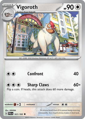 Paldea Evolved - 161/193 - Vigoroth - Pokemon kaarten Kopen - LuiopZondag TCG Store Assen
