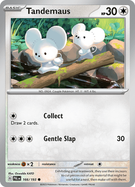 Paldea Evolved - 166/193 - Tandemaus - Pokemon kaarten Kopen - LuiopZondag TCG Store Assen