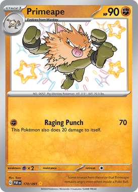 Paldean Fates - 170/091 - - Shiny Pokemon kaarten Kopen - LuiopZondag TCG Store Assen