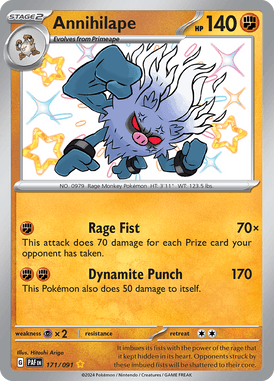 Paldean Fates - 171/091 - - Shiny Pokemon kaarten Kopen - LuiopZondag TCG Store Assen