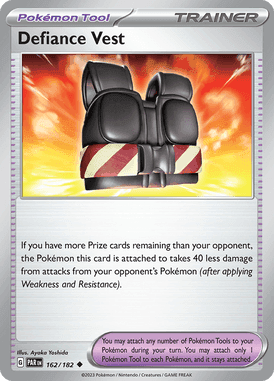 Paradox Rift - 162/182 - Defiance Vest - Pokemon kaarten Kopen - LuiopZondag TCG Store Assen