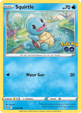 Pokémon GO - 015/078 - Squirtle - LuiopZondag.nl