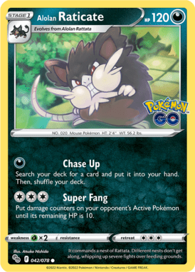 Pokémon GO - 042/078 - Alolan Raticate - LuiopZondag.nl
