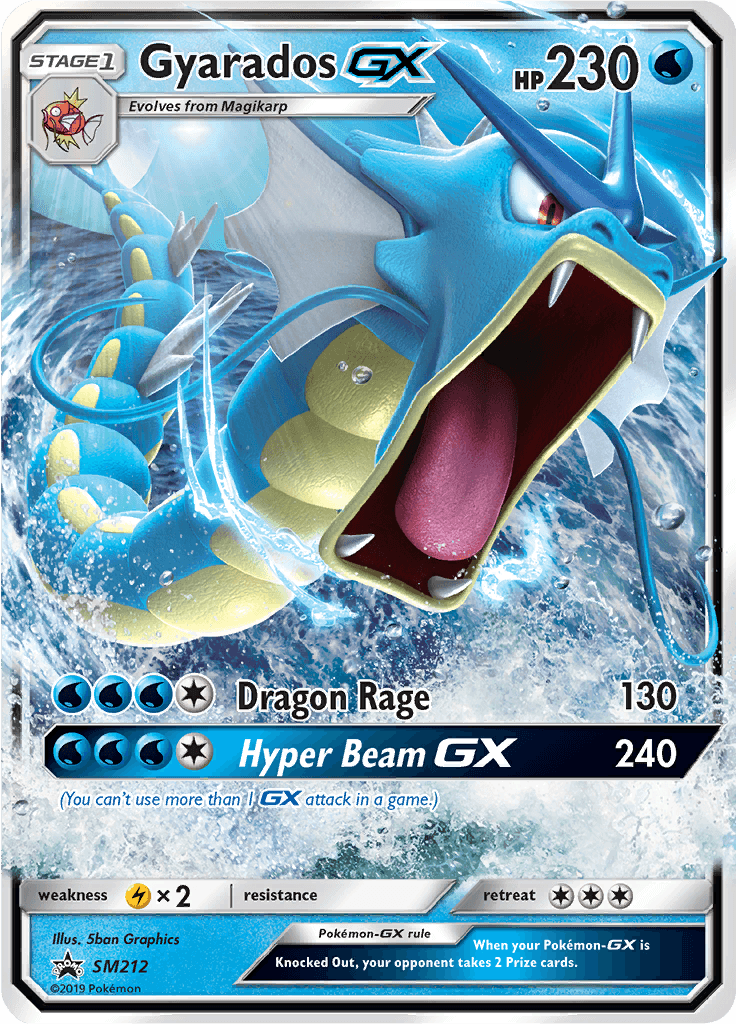 Gyarados GX (SM 212) - hidden fates - luiopzondag.nl