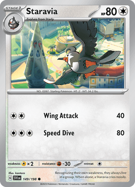 Scarlet & Violet - 149/198 - Staravia