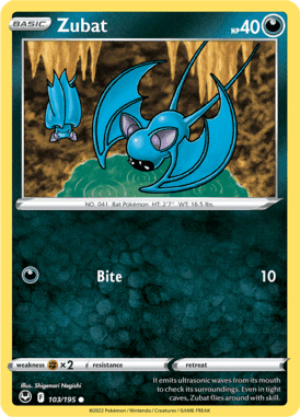 Silver Tempest - 103/195 - Zubat - LuiopZondag.nl