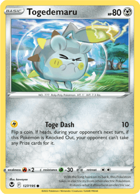 Silver Tempest - 127/195 - Togedemaru - LuiopZondag.nl