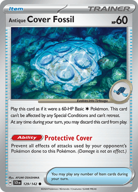 Stellar Crown - 129/142 - Antique Cover Fossil - Losse Pokemon Kopen - LuiopZondag TCG Store