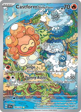 Surging Sparks - 195/191 - Castform Sunny Form - LuiopZondag.nl