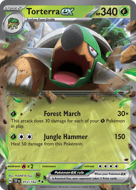 Temporal Forces - 012/162 - Torterra ex - Losse Pokemon kaartem Kopen - LuiopZondag TCG Store Assen