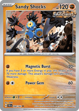 Temporal Forces - 098/162 - Sandy Shocks - Losse Pokemon kaarten Kopen - LuiopZondag TCG Store Assen