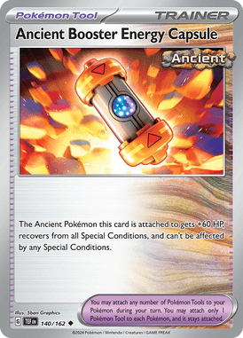 Temporal Forces - 140/162 - Ancient Booster Energy Capsule
- Losse Pokemon kaarten Kopen - LuiopZondag TCG Store Assen
