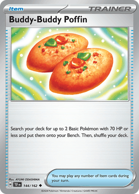 Temporal Forces - 144/162 - Buddy-Buddy Poffin - Losse Pokemon kaarten Kopen - LuiopZondag TCG Store Assen