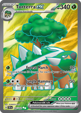 Temporal Forces - 185/162 - Torterra ex - Losse Pokemon kaarten Kopen - LuiopZondag TCG Store Assen