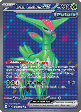 Temporal Forces - 186/162 - Iron Leaves ex - Losse Pokemon kaarten Kopen - LuiopZondag TCG Store Assen