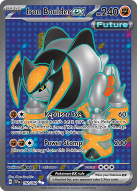 Temporal Forces - 192/162 - Iron Boulder ex - Losse Pokemon kaarten Kopen - LuiopZondag TCG Store Assen