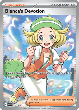 Temporal Forces - 197/162 - Bianca's Devotion
- Losse Pokemon kaarten Kopen - LuiopZondag TCG Store Assen
