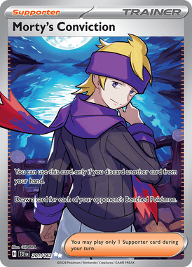 Temporal Forces - 201/162 - Morty's Conviction - Losse Pokemon kaarten Kopen - LuiopZondag TCG Store Assen