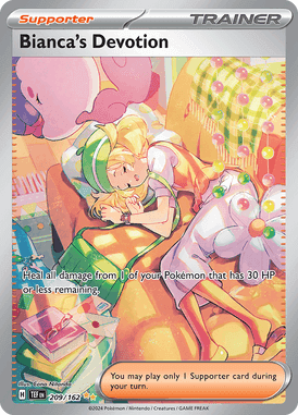 Temporal Forces - 209/162 - Bianca's Devotion - Losse Pokemon kaarten Kopen - LuiopZondag TCG Store Assen