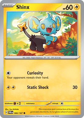 Twilight Masquerade - 066/167 - Shinx - Losse Pokemon Kopen - LuiopZondag TCG Store Assen