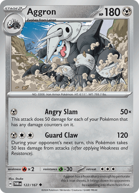 Twilight Masquerade - 122/167 - Aggron
- Losse Pokemon Kopen - LuiopZondag TCG Store Assen