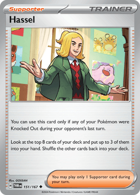 Twilight Masquerade - 151/167 - Hassel
- Losse Pokemon Kopen - LuiopZondag TCG Store Assen