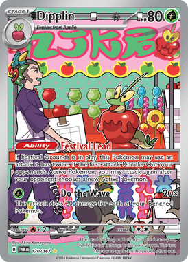 Twilight Masquerade - 170/167 - Dipplin - Losse Pokemon Kopen - LuiopZondag TCG Store Assen
