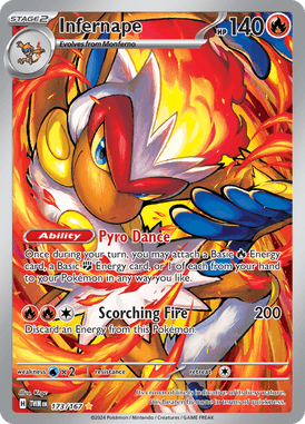 Twilight Masquerade - 173/167 - Infernape - Losse Pokemon Kopen - LuiopZondag TCG Store Assen