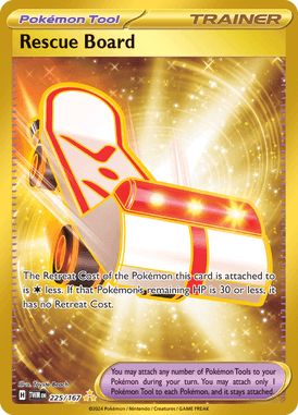 Twilight Masquerade - 225/167 - Rescue Board (Gold) - Losse Pokemon Kopen - LuiopZondag TCG Store Assen