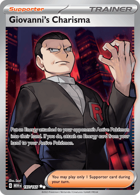 151 - 197/165 - Giovanni's Charisma - Pokemon kaarten Kopen - LuiopZondag TCG Store Assen