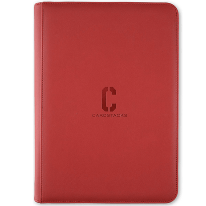 9-Pocket binder 360 Rood - Luiopzondag.nl