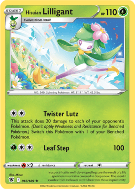 Astral Radiance - 016/189 - Hisuian Lilligant - LuiopZondag.nl