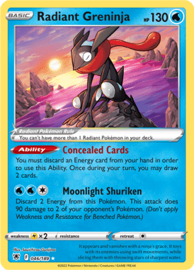 Astral Radiance - 046/189 - Radiant Greninja - LuiopZondag.nl