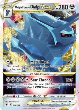 Astral Radiance - 114/189 - Origin Forme Dialga VSTAR - LuiopZondag.nl