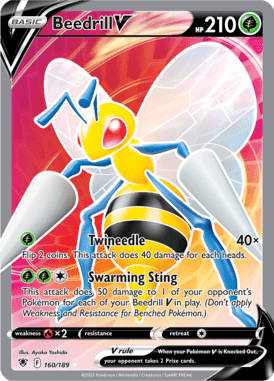 Astral Radiance - 160/189 - Beedrill V - LuiopZondag.nl