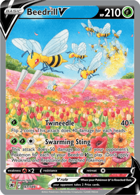 Astral Radiance - 161/189 - Beedrill V - LuiopZondag.nl