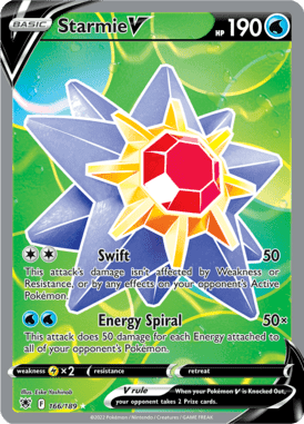 Astral Radiance - 166/189 - Starmie V - LuiopZondag.nl