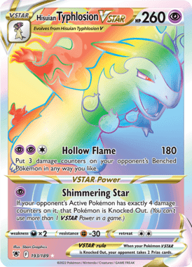 Astral Radiance - 193/189 - Hisuian Typhlosion VSTAR - LuiopZondag.nl
