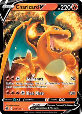 Brilliant Stars - 017/172 - Charizard V - LuiopZondag.nl