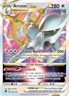 Brilliant Stars - 123/172 - Arceus VSTAR - LuiopZondag.nl