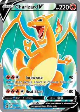 Brilliant Stars - 153/172 - Charizard V - LuiopZondag.nl
