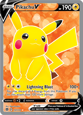 Brilliant Stars - 157/172 - Pikachu V - LuiopZondag.n