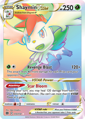 Brilliant Stars - 173/172 - Shaymin VSTAR - LuiopZondag.nl